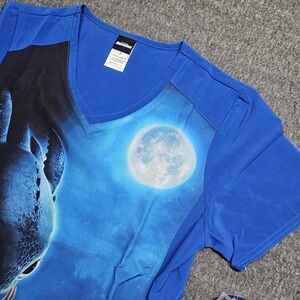 How To Train Your Dragon Cherokee Scrubs Tooniforms V Neck Top Small New